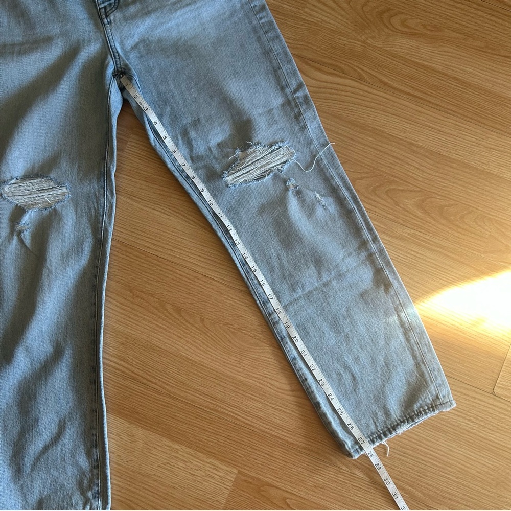 Madewell Button Fly Distressed The Dad Jean Women’s 26 - Picture 9 of 10